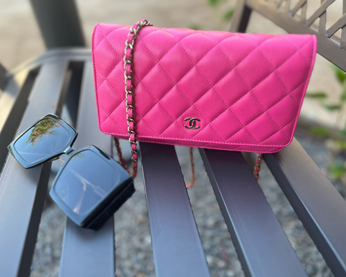 Chanel Wallet on Chain - Hot Pink