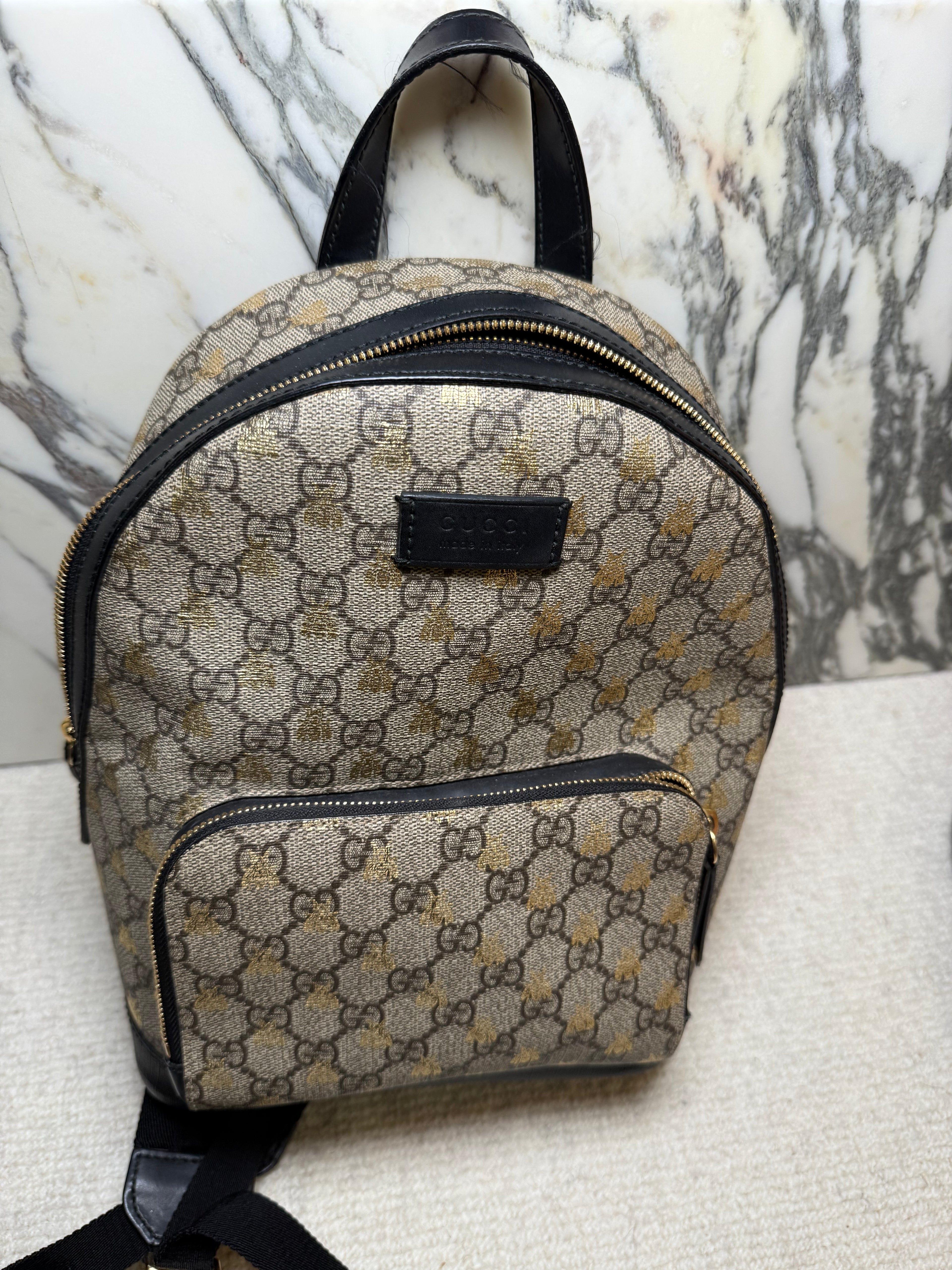 Gucci Bumble Bee Backpack - Small
