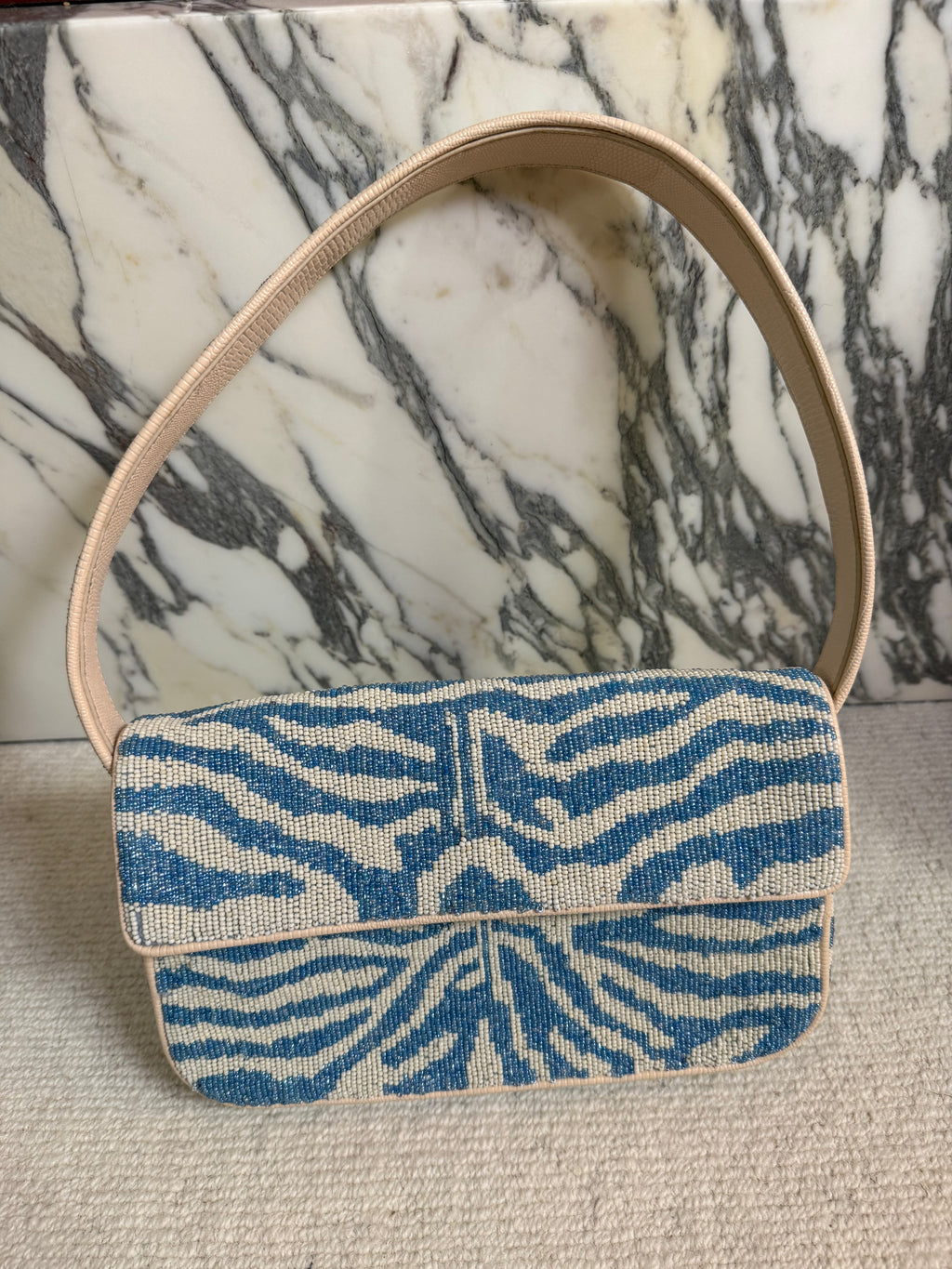 Staud Zebra Tommy Shoulder Bag