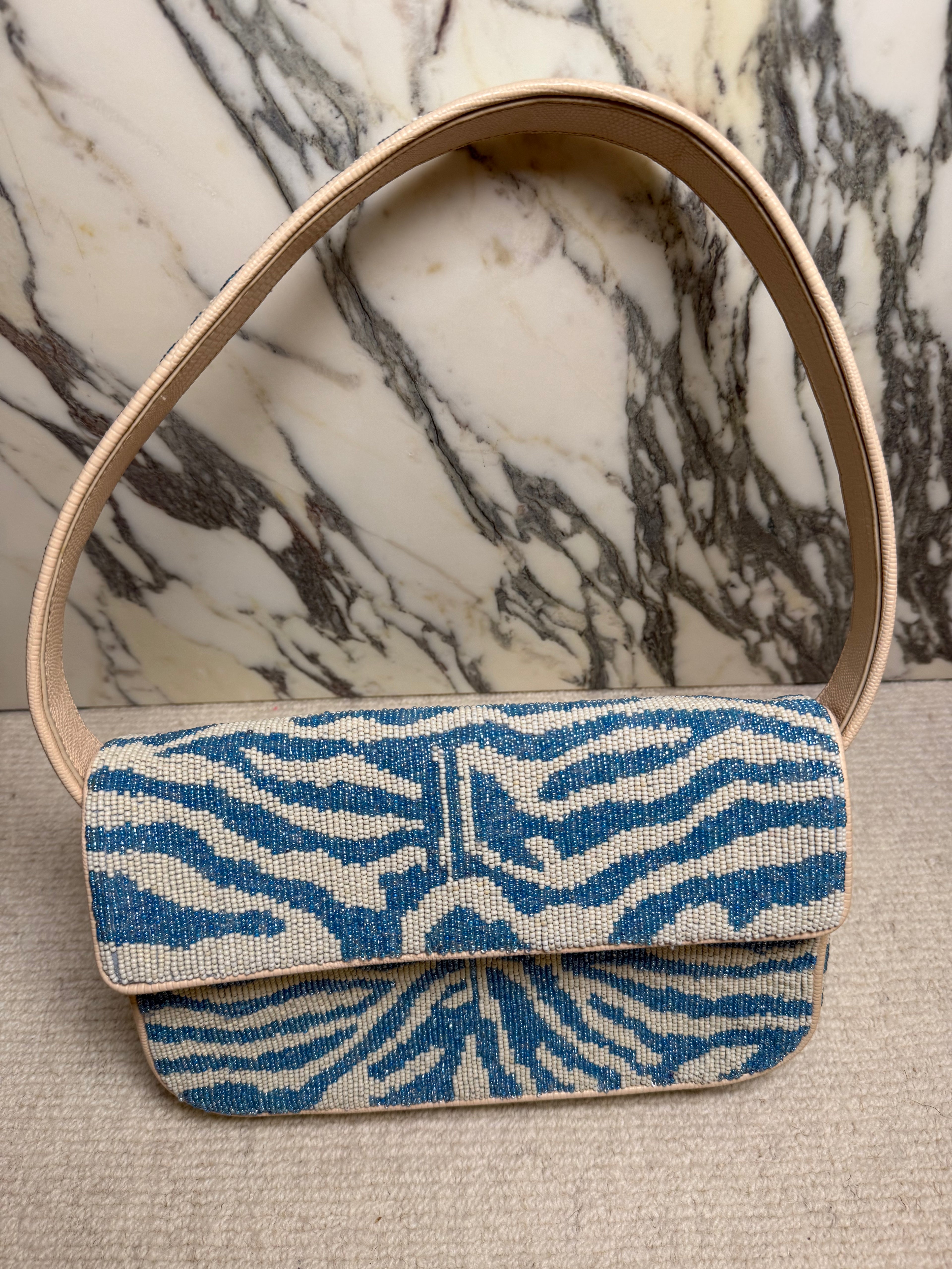 Staud Zebra Tommy Shoulder Bag