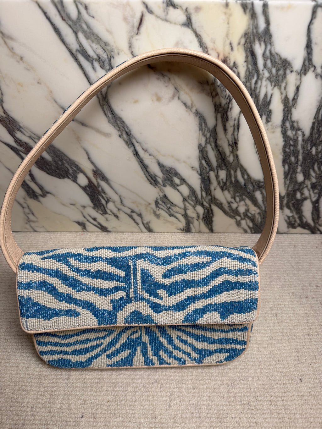 Staud Zebra Tommy Shoulder Bag