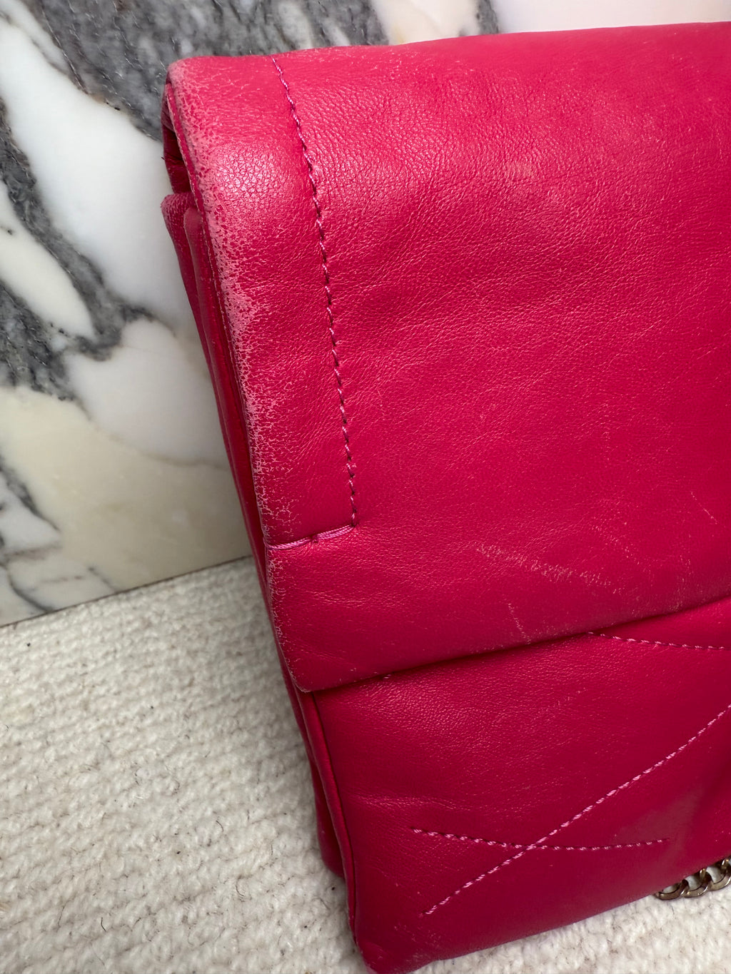 Lanvin Crossbody Bag Hot Pink