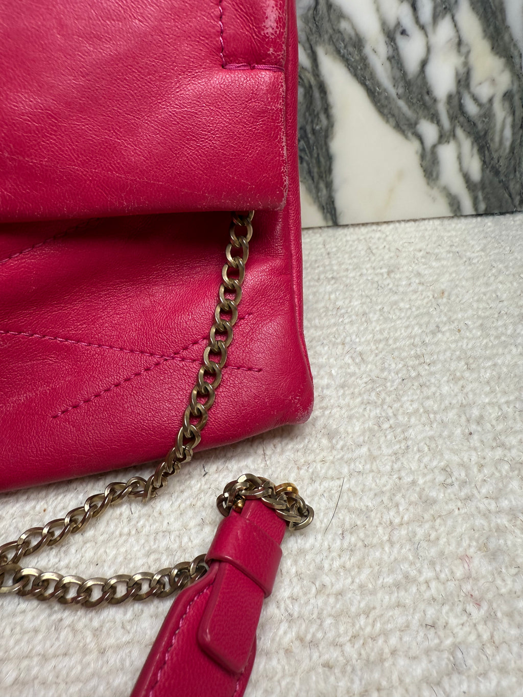 Lanvin Crossbody Bag Hot Pink