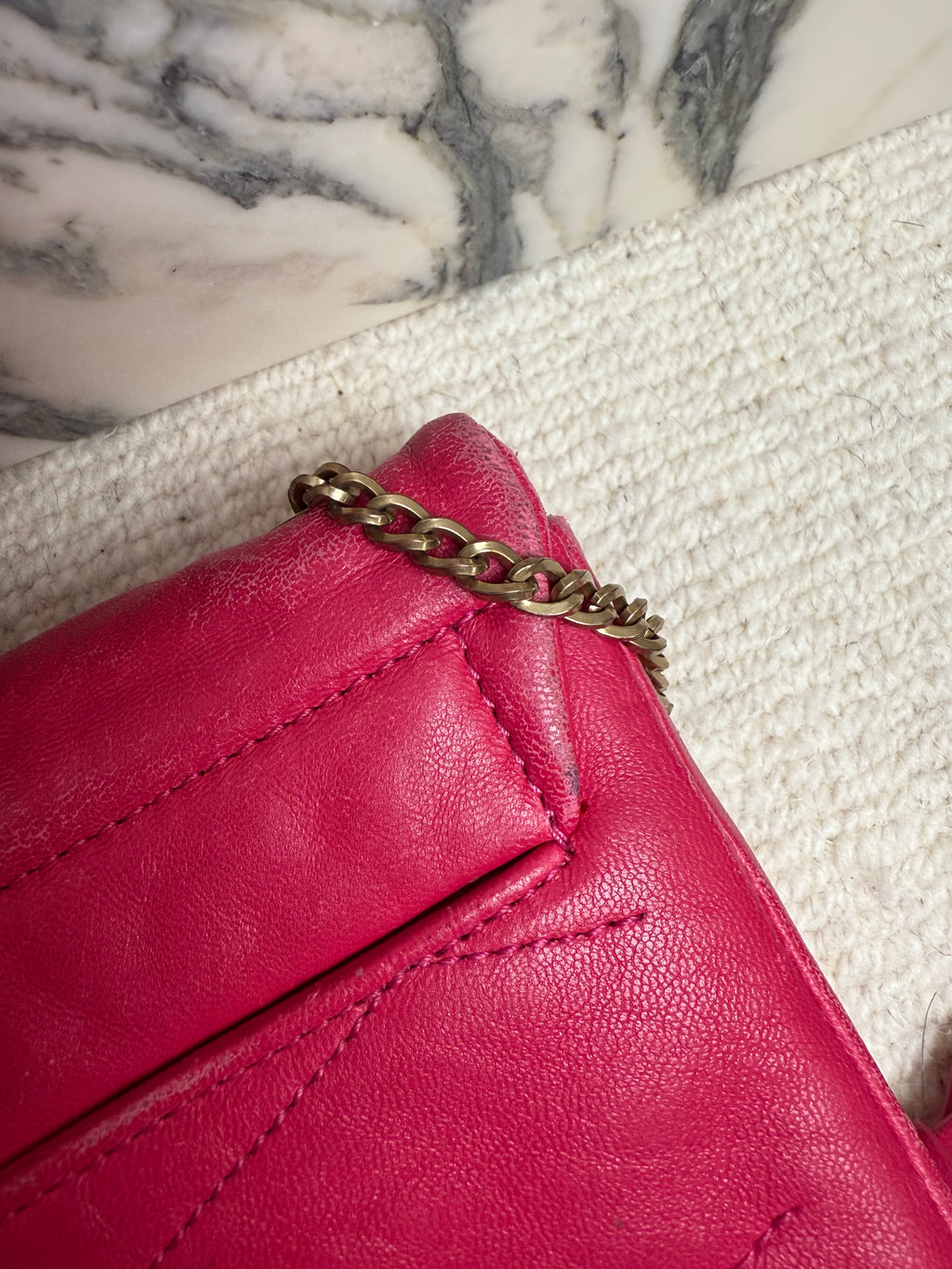 Lanvin Crossbody Bag Hot Pink