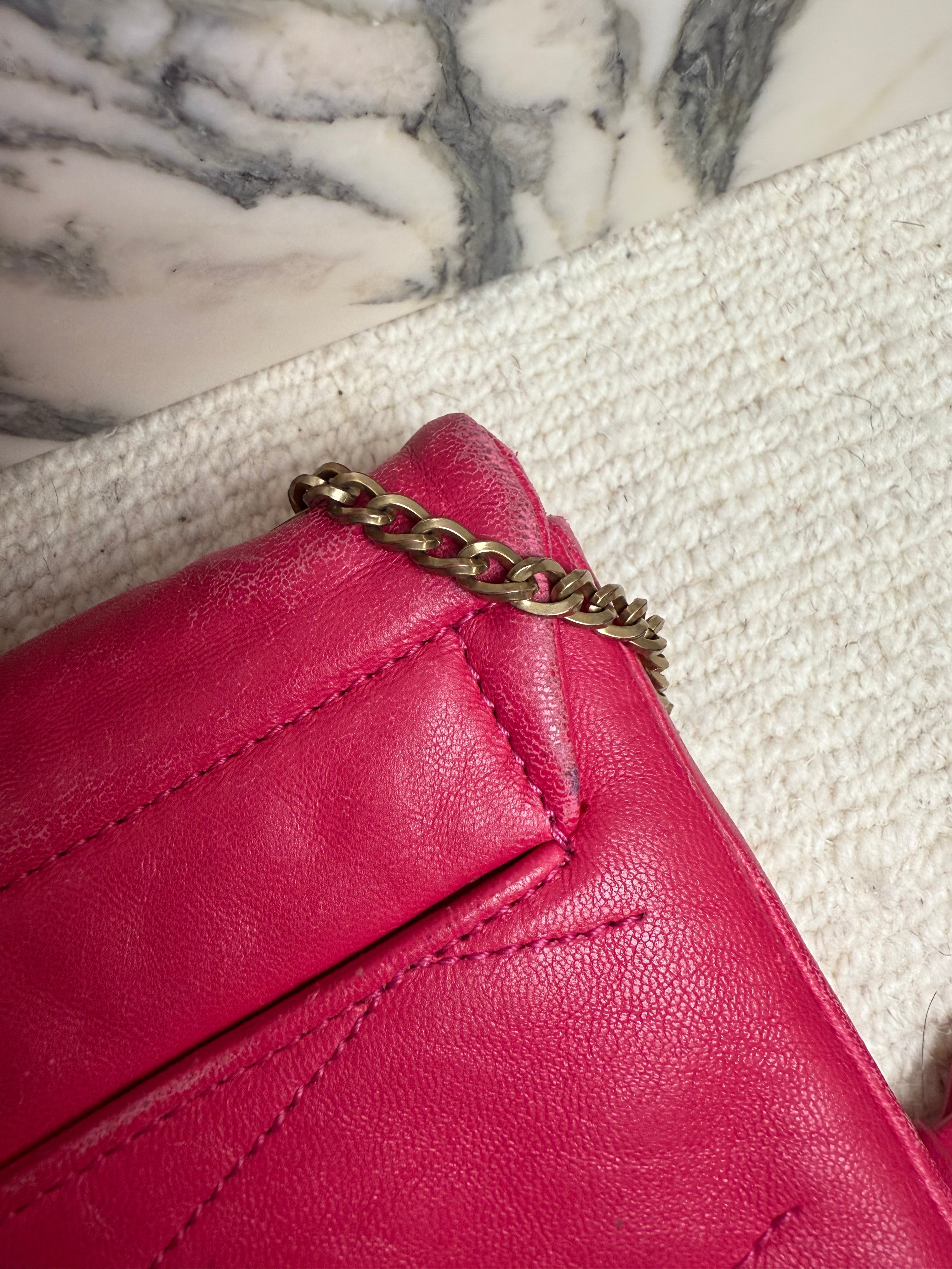 Lanvin Crossbody Bag Hot Pink