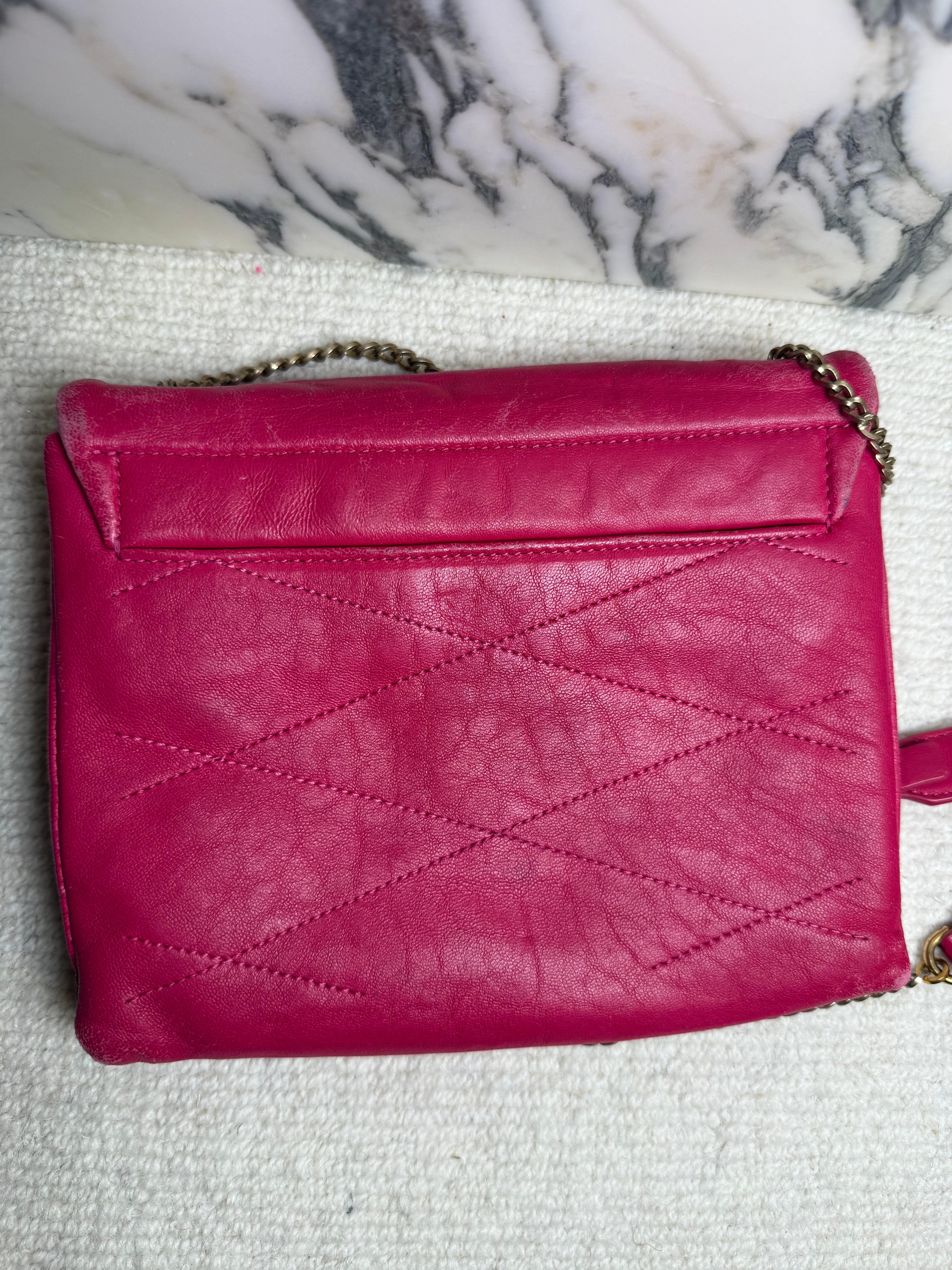 Lanvin Crossbody Bag Hot Pink