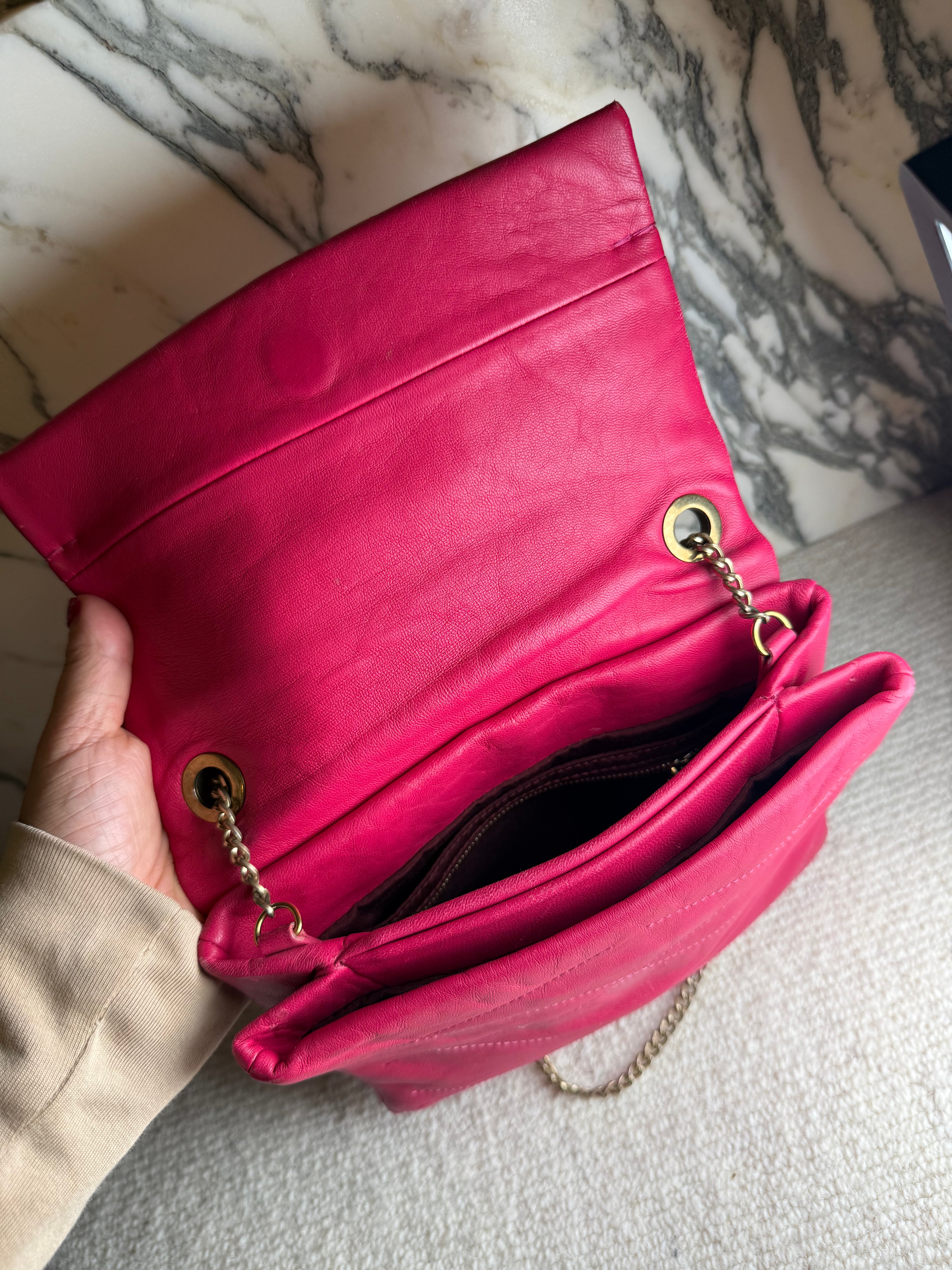Lanvin Crossbody Bag Hot Pink