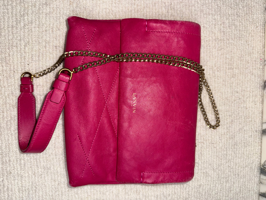 Lanvin Crossbody Bag Hot Pink
