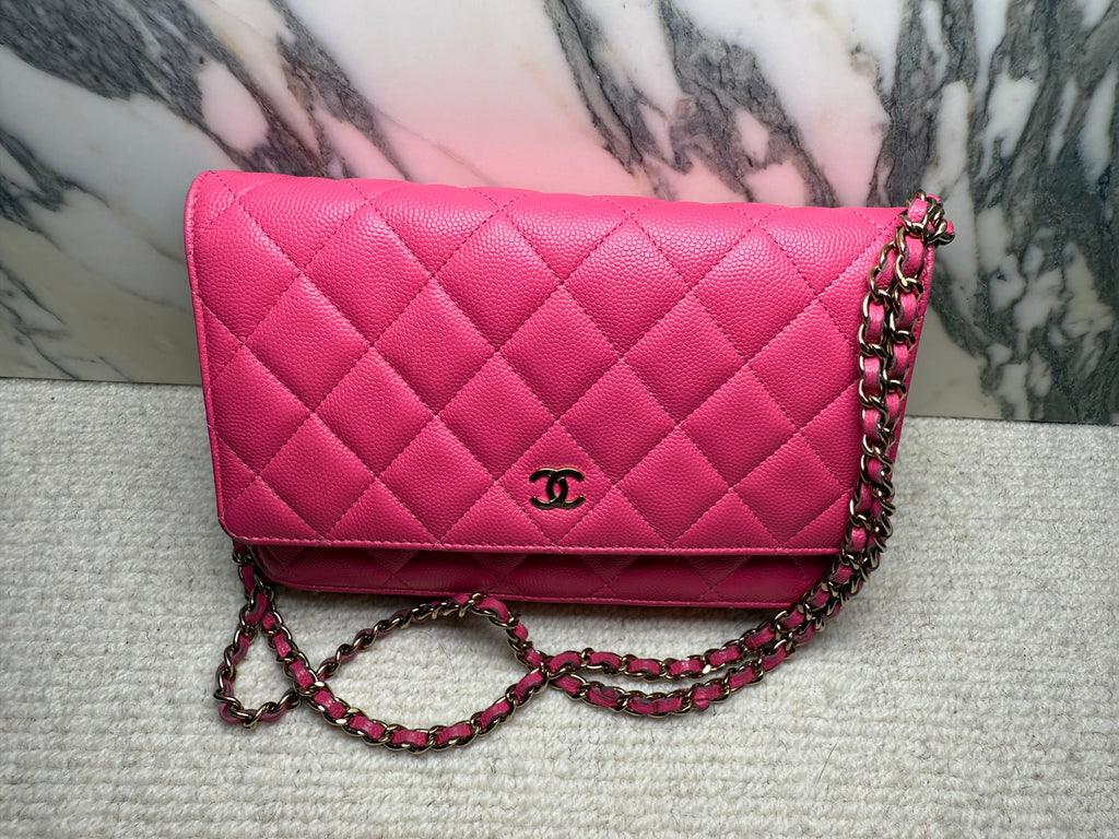 Chanel Wallet on Chain - Hot Pink