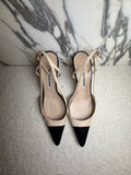 Manolo Blahnik, 2 Toned Sling Back, 38.5