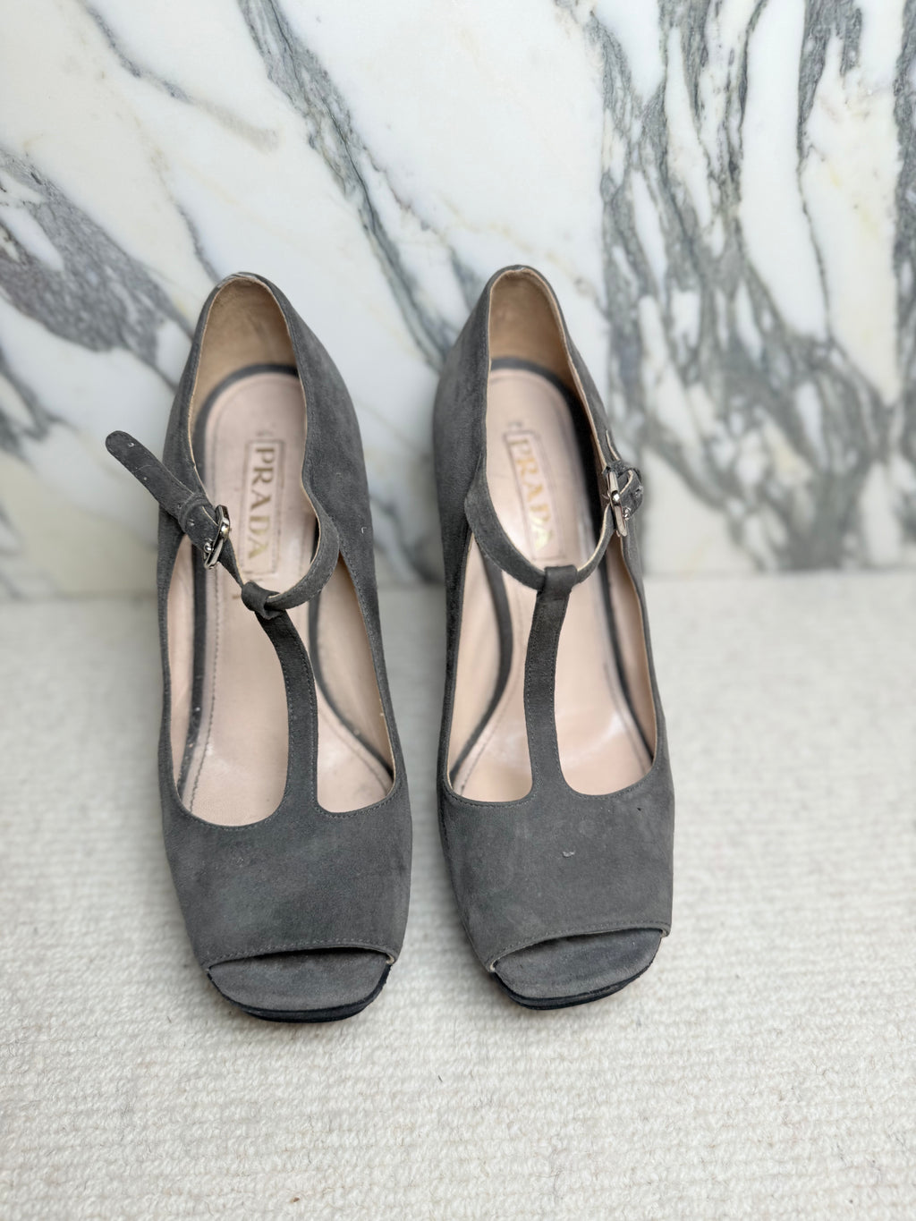 Prada Color Block Wedges, 37.5