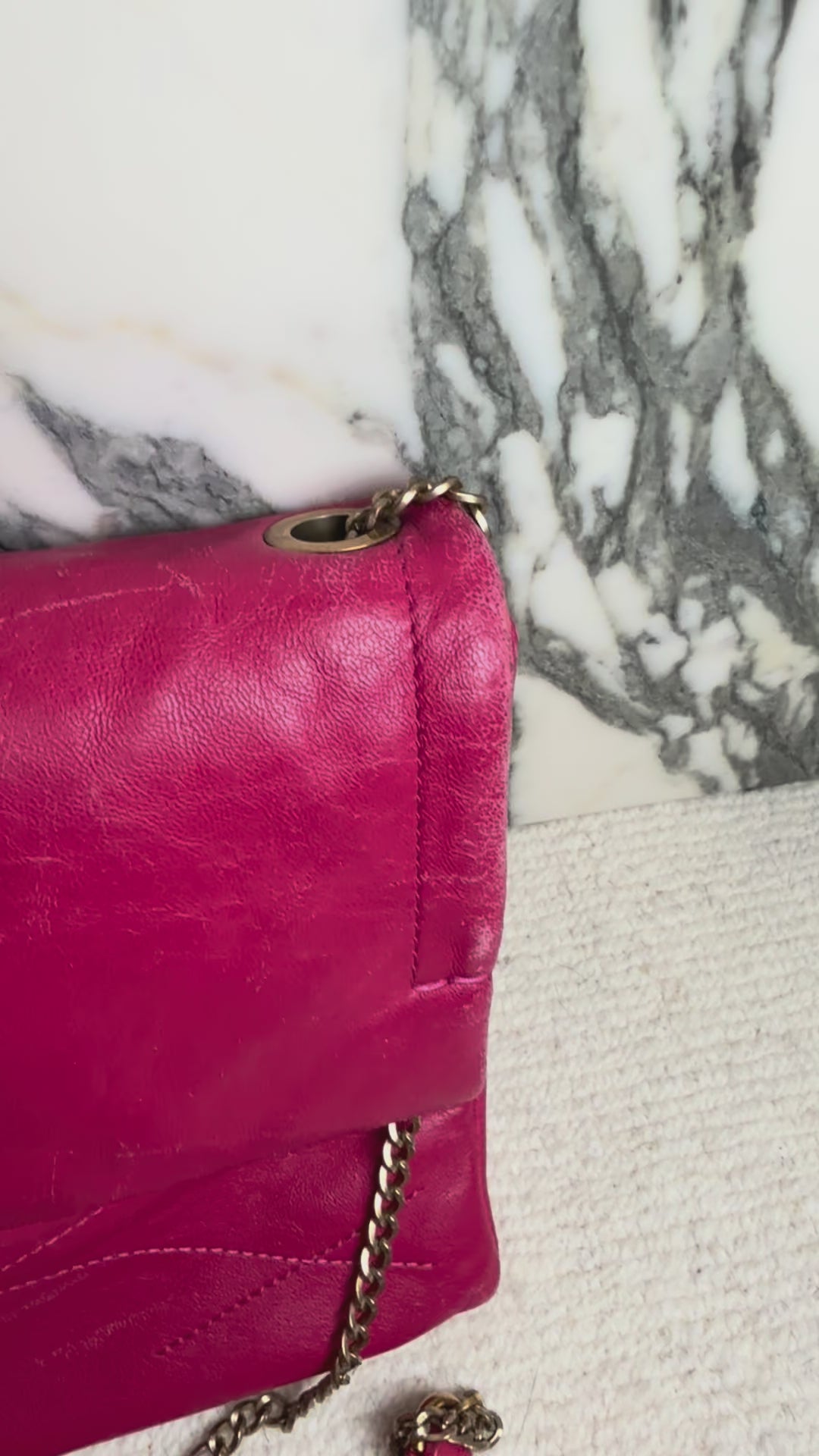 Lanvin Crossbody Bag Hot Pink