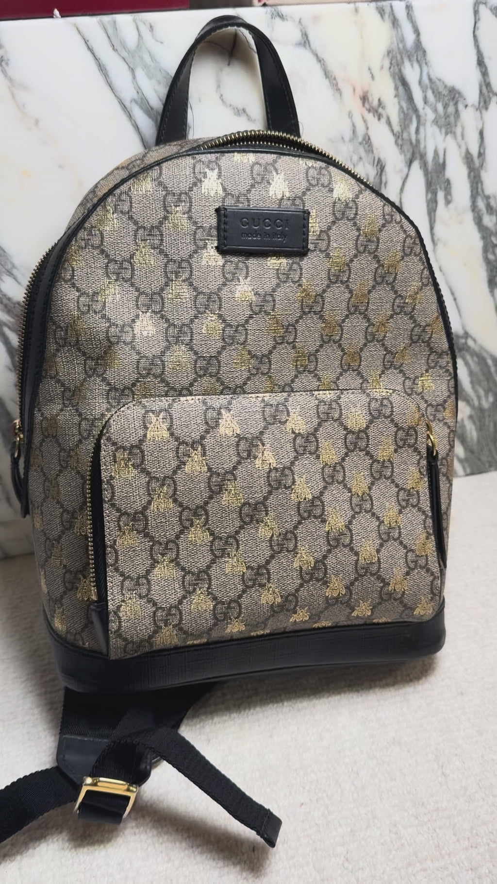 Gucci Bumble Bee Backpack - Small